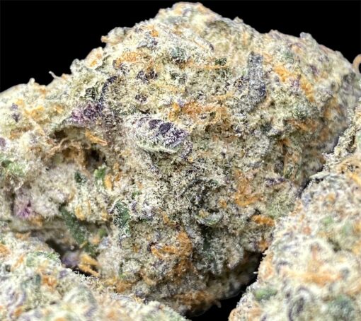 Blanco strain buds - hybrid with dense, snow-white trichomes, lime green hues, and 27-30% THC