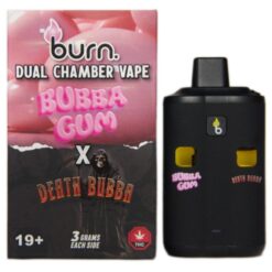 New * 6 Gram Dual Chamber Burn Disposable Vape – Bubba Gum + Death Bubba (3+3 Gram)