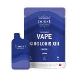 Boost Disposable THC Vape Cartridges – King Louis XIII 3g