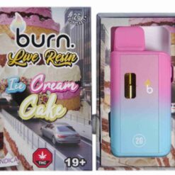Burn Live Resin Disposable Vapes – Ice Cream Cake (2 Gram)