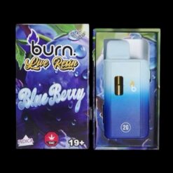 Burn Live Resin Disposable Vapes – Blueberry (2 Gram)