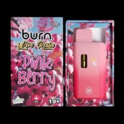 Burn Live Resin Disposable Vapes – Pink Berry (2 Gram)