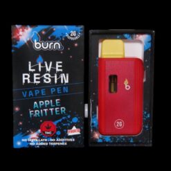 Burn Live Resin Disposable Vapes – Apple Fritter (Hybrid ) (2 Gram)